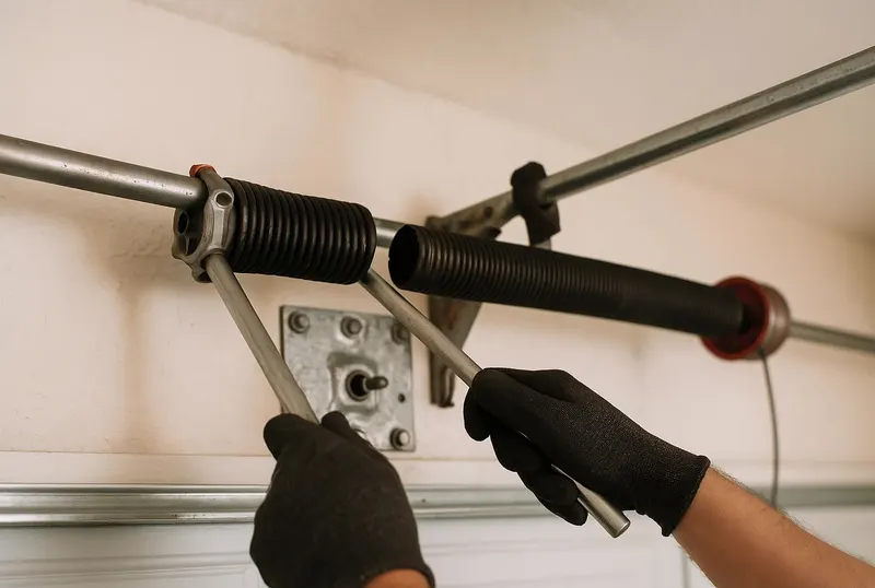 Garage Door Spring Replacement in Middletown Township